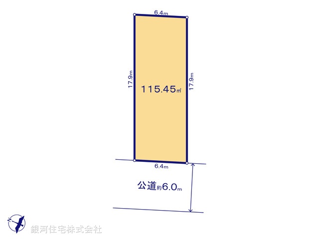 G00396167 東京都板橋区高島平５丁目 土地 5960万円【区画図】