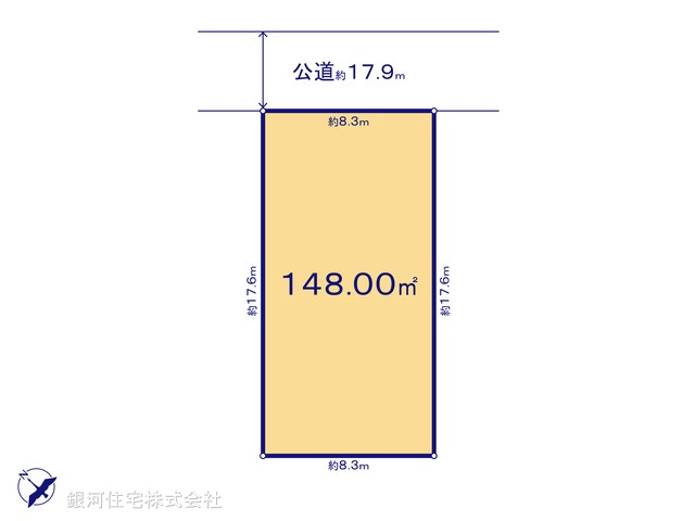 G00396168 千葉県我孫子市湖北台１０丁目 土地 880万円【区画図】