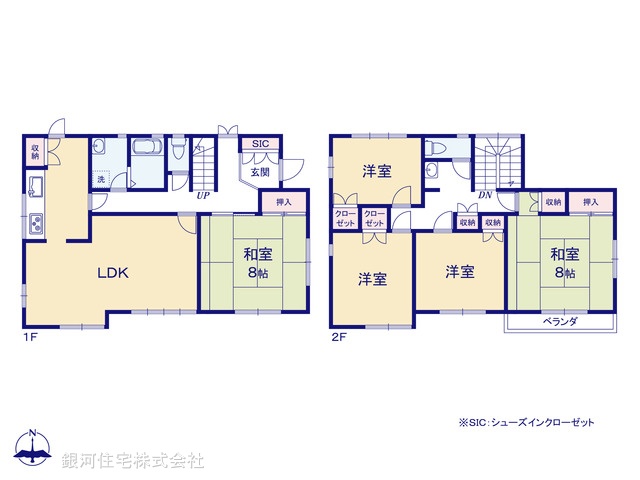 G00396173 千葉県木更津市畑沢南３丁目 中古一戸建て 2049万円【間取図】