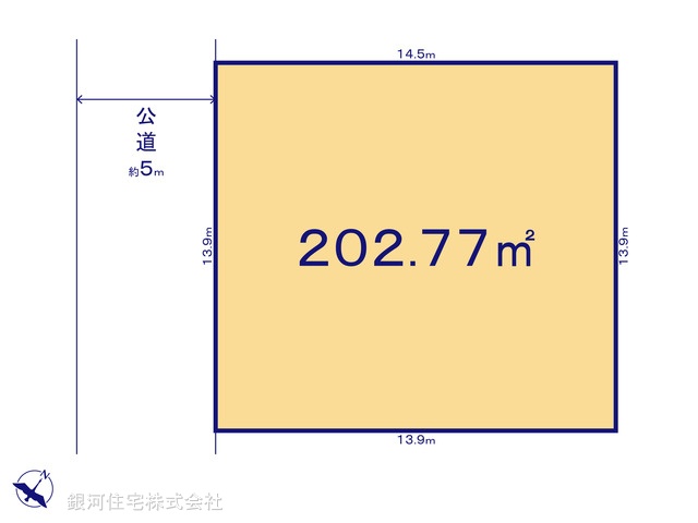 G00396187 千葉県千葉市花見川区こてはし台５丁目 土地 2500万円【区画図】