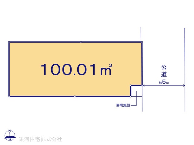 G00396315 千葉県市川市国分２丁目 土地 3990万円【区画図】