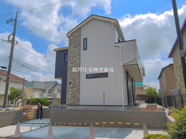 G00396433 東京都町田市三輪緑山２丁目 新築一戸建て 5790万円 土地面積193.38m² (約58.49坪) 建物面積108.47m² (約32.81坪) 間取り４ＬＤＫ 築年月2026年08月(築１年以内)【外観5】