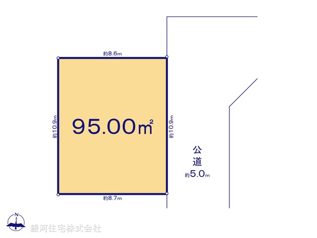 G00396438 東京都杉並区清水３丁目 土地 1億980万円【区画図】