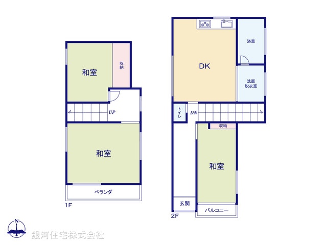 G00396552 千葉県市川市北方３丁目 中古一戸建て 1200万円【間取図】