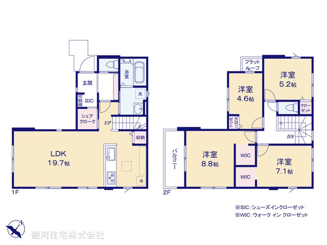 G00396614 千葉県船橋市大穴南２丁目 新築一戸建て 3598万円【間取図】