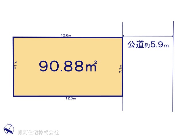 G00396705 埼玉県川口市榛松３丁目 土地 2799万円【区画図】