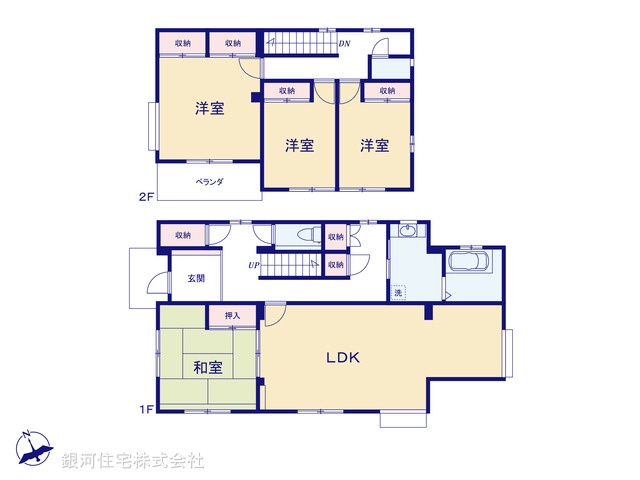 G00396711 千葉県木更津市畑沢南１丁目 中古一戸建て 2399万円【間取図】