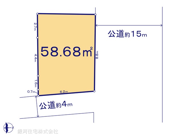 G00396722 東京都台東区東浅草１丁目 土地 9980万円【区画図】