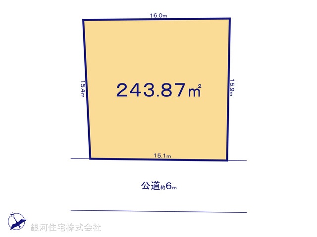 G00396771 千葉県木更津市畑沢４丁目 土地 880万円【区画図】