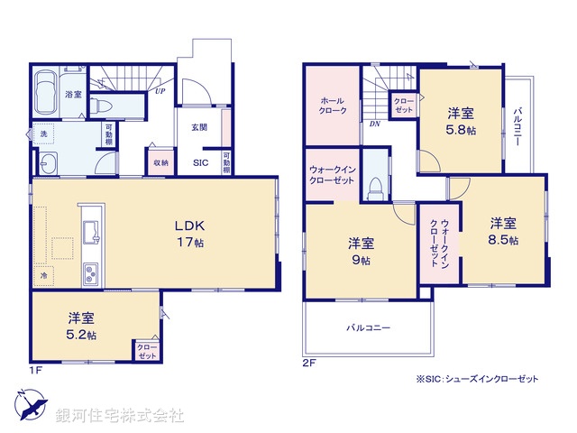 G00396833 埼玉県蓮田市緑町２丁目 新築一戸建て 5148万円【間取図】