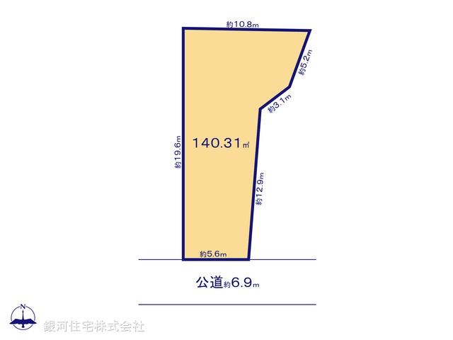 G00396859 東京都豊島区池袋本町３丁目 土地 1億6800万円【区画図】