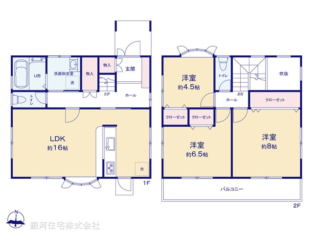 G00396998 神奈川県小田原市中町３丁目 中古一戸建て 3880万円【間取図】
