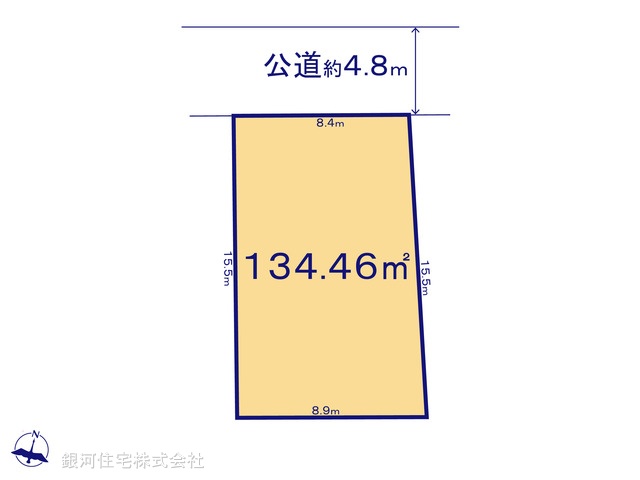 G00397196 埼玉県白岡市篠津 土地 2340万円【区画図】