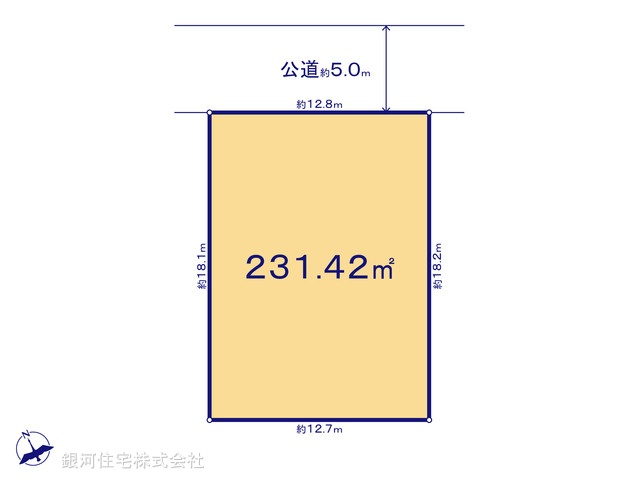 G00397203 神奈川県鎌倉市七里ガ浜東２丁目 土地 8790万円【区画図】