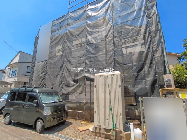 G00397330 東京都八王子市散田町２丁目 新築一戸建て 3990万円 土地面積100.11m² (約30.28坪) 建物面積79.90m² (約24.16坪) 間取り３ＬＤＫ 築年月2026年09月(築１年以内)【外観10】