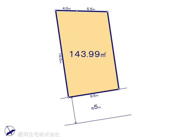 G00397340 千葉県柏市戸張 土地 1600万円【区画図】