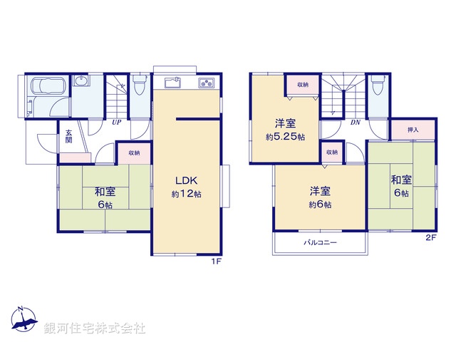 G00397369 埼玉県所沢市大字山口 中古一戸建て 1199万円【間取図】