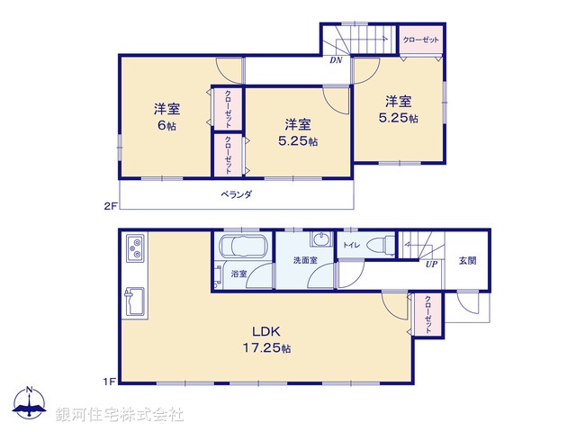 G00397370 千葉県柏市南逆井１丁目 中古一戸建て 2499万円【間取図】