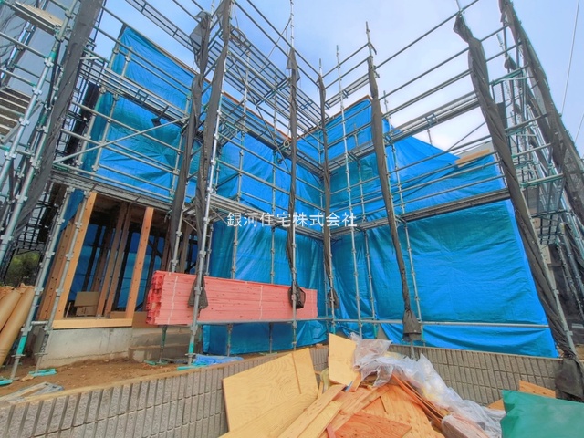 G00397408 東京都八王子市北野台３丁目 新築一戸建て 5499万円 土地面積169.06m² (約51.14坪) 建物面積112.41m² (約34.00坪) 間取り４ＬＤＫ 築年月2026年09月(築１年以内)【外観17】