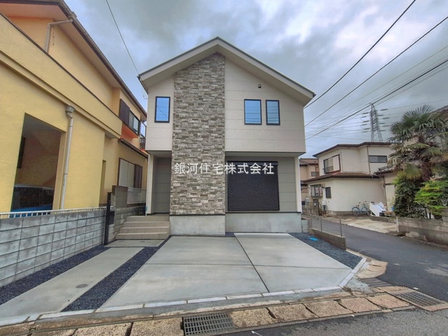 G00397419 千葉県柏市篠籠田 新築一戸建て 4498万円 土地面積122.07m² (約36.92坪) 建物面積105.38m² (約31.87坪) 間取り４ＬＤＫ 築年月2026年05月(築１年以内)【外観9】