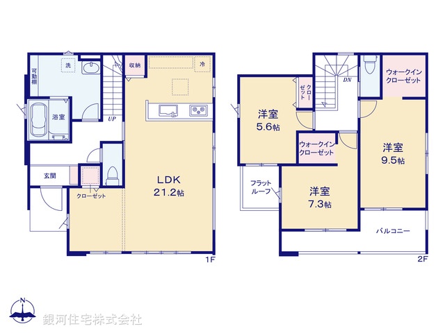 G00397426 千葉県船橋市馬込町 新築一戸建て 4298万円【間取図】
