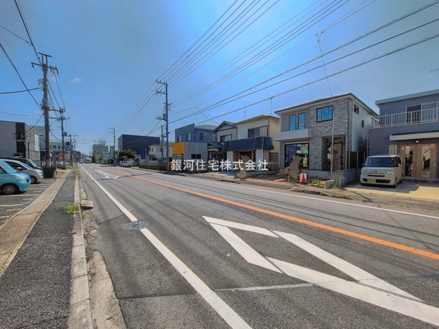 G00397433 千葉県流山市加５丁目 新築一戸建て 4698万円 土地面積124.09m² (約37.53坪) 建物面積111.57m² (約33.74坪) 間取り３ＳＬＤＫ 築年月2026年10月【外観6】