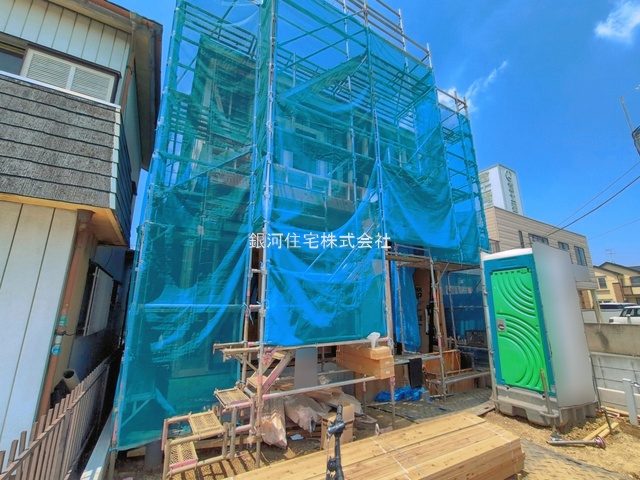 G00397433 千葉県流山市加５丁目 新築一戸建て 4698万円 土地面積124.09m² (約37.53坪) 建物面積111.57m² (約33.74坪) 間取り３ＳＬＤＫ 築年月2026年10月【外観11】