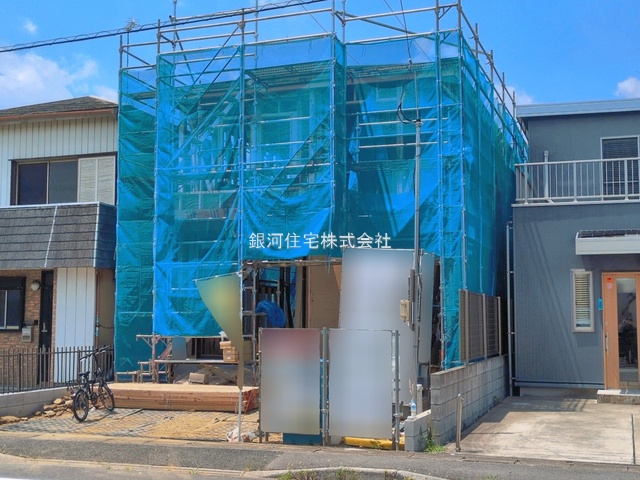 G00397433 千葉県流山市加５丁目 新築一戸建て 4698万円 土地面積124.09m² (約37.53坪) 建物面積111.57m² (約33.74坪) 間取り３ＳＬＤＫ 築年月2026年10月【外観12】