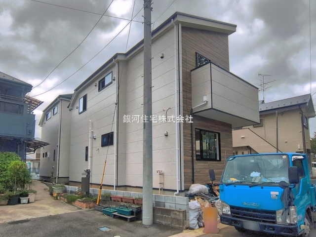 G00397446 千葉県松戸市殿平賀 新築一戸建て 5499万円 土地面積101.51m² (約30.70坪) 建物面積100.20m² (約30.31坪) 間取り４ＬＤＫ 築年月2026年09月(築１年以内)【外観2】