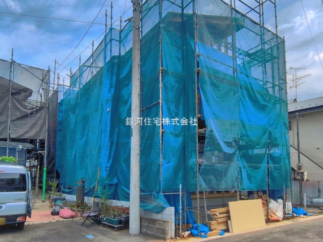 G00397446 千葉県松戸市殿平賀 新築一戸建て 5499万円 土地面積101.51m² (約30.70坪) 建物面積100.20m² (約30.31坪) 間取り４ＬＤＫ 築年月2026年09月(築１年以内)【外観7】