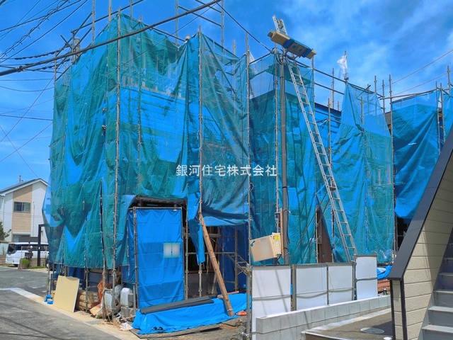 G00397446 千葉県松戸市殿平賀 新築一戸建て 5499万円 土地面積101.51m² (約30.70坪) 建物面積100.20m² (約30.31坪) 間取り４ＬＤＫ 築年月2026年09月(築１年以内)【外観8】