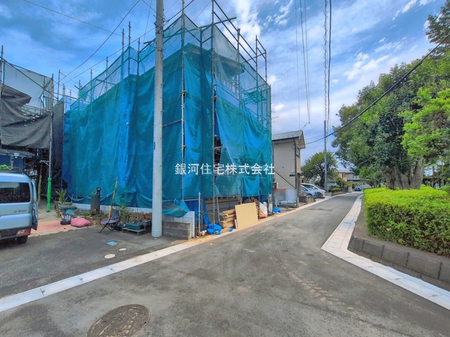 G00397446 千葉県松戸市殿平賀 新築一戸建て 5499万円 土地面積101.51m² (約30.70坪) 建物面積100.20m² (約30.31坪) 間取り４ＬＤＫ 築年月2026年09月(築１年以内)【外観9】