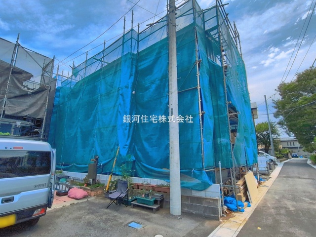 G00397446 千葉県松戸市殿平賀 新築一戸建て 5499万円 土地面積101.51m² (約30.70坪) 建物面積100.20m² (約30.31坪) 間取り４ＬＤＫ 築年月2026年09月(築１年以内)【外観12】