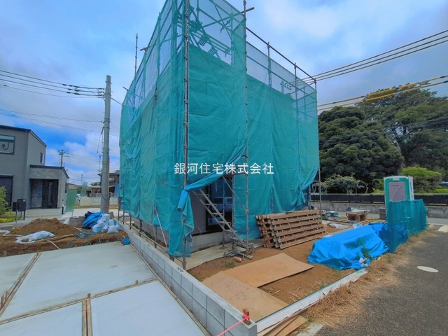 G00397452 千葉県千葉市稲毛区萩台町 新築一戸建て 4990万円 土地面積165.87m² (約50.17坪) 建物面積96.05m² (約29.05坪) 間取り３ＬＤＫ 築年月2026年08月(築１年以内)【外観13】