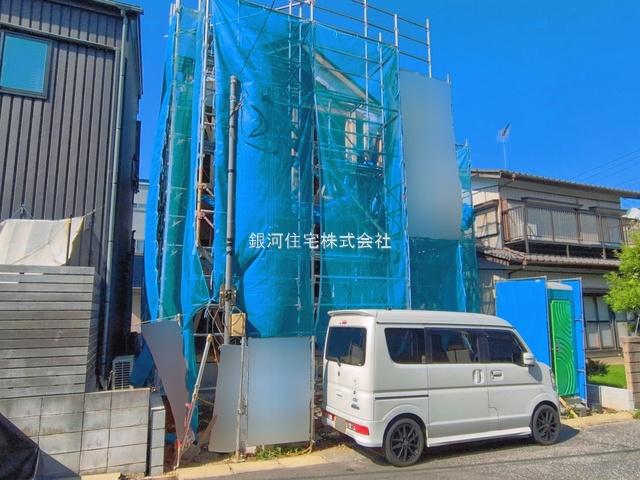 G00397459 千葉県流山市三輪野山１丁目 新築一戸建て 5499万円 土地面積109.32m² (約33.06坪) 建物面積106.40m² (約32.18坪) 間取り４ＬＤＫ 築年月2026年09月(築１年以内)【外観4】