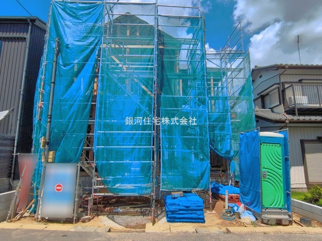 G00397459 千葉県流山市三輪野山１丁目 新築一戸建て 5499万円 土地面積109.32m² (約33.06坪) 建物面積106.40m² (約32.18坪) 間取り４ＬＤＫ 築年月2026年09月(築１年以内)【外観8】