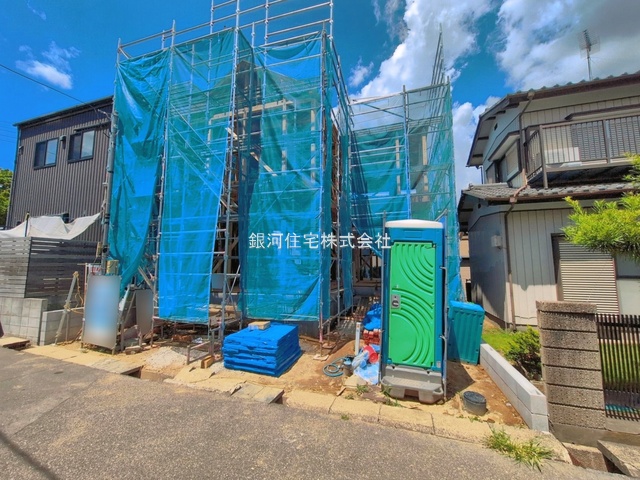 G00397459 千葉県流山市三輪野山１丁目 新築一戸建て 5499万円 土地面積109.32m² (約33.06坪) 建物面積106.40m² (約32.18坪) 間取り４ＬＤＫ 築年月2026年09月(築１年以内)【外観11】