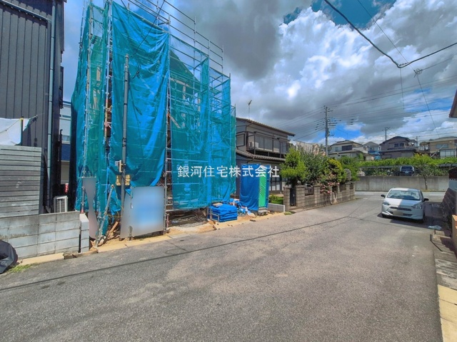 G00397459 千葉県流山市三輪野山１丁目 新築一戸建て 5499万円 土地面積109.32m² (約33.06坪) 建物面積106.40m² (約32.18坪) 間取り４ＬＤＫ 築年月2026年09月(築１年以内)【外観14】