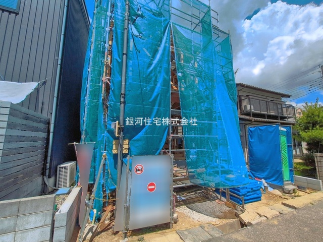 G00397459 千葉県流山市三輪野山１丁目 新築一戸建て 5499万円 土地面積109.32m² (約33.06坪) 建物面積106.40m² (約32.18坪) 間取り４ＬＤＫ 築年月2026年09月(築１年以内)【外観16】