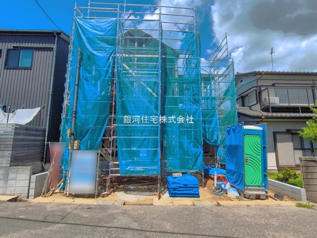 G00397459 千葉県流山市三輪野山１丁目 新築一戸建て 5499万円 土地面積109.32m² (約33.06坪) 建物面積106.40m² (約32.18坪) 間取り４ＬＤＫ 築年月2026年09月(築１年以内)【外観17】