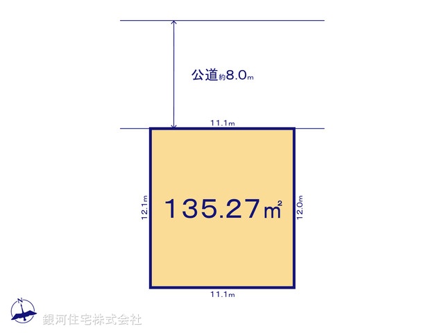 G00397565 千葉県千葉市中央区村田町 土地 2700万円【区画図】