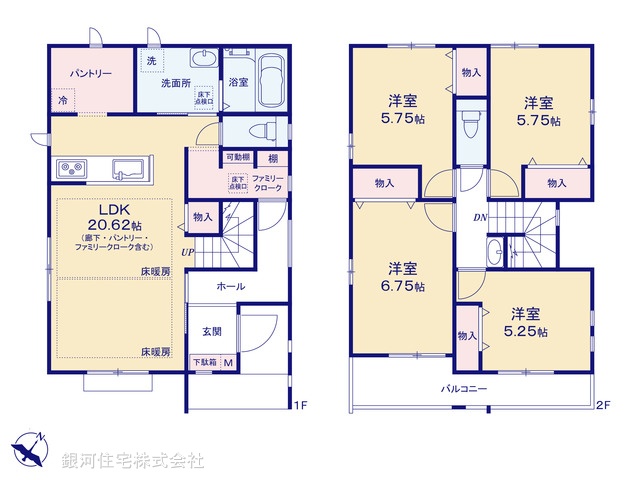 G00397687 神奈川県藤沢市辻堂元町５丁目 新築一戸建て 6990万円【間取図】