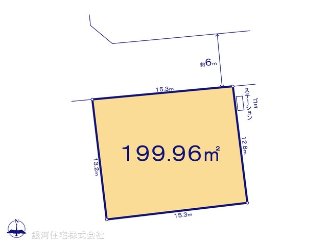 G00397884 千葉県木更津市港南台４丁目 土地 1090万円【区画図】