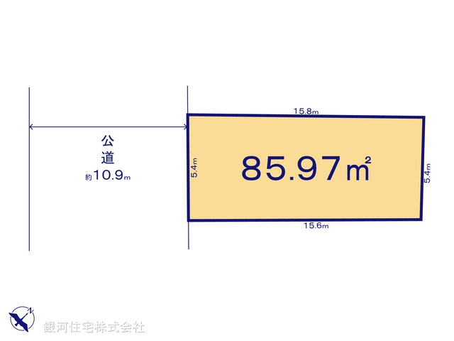 G00397907 東京都葛飾区柴又１丁目 土地 5899万円【区画図】