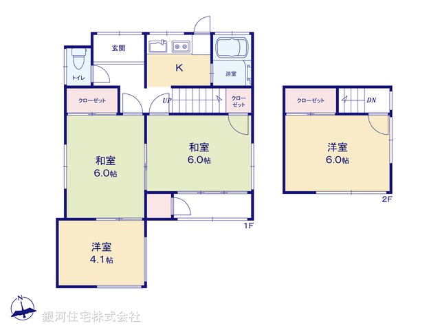 G00397935 東京都練馬区谷原３丁目 中古一戸建て 900万円【間取図】
