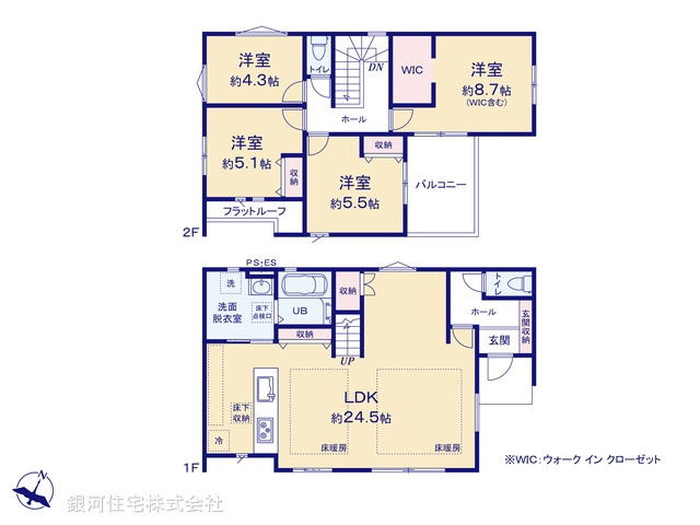G00397944 千葉県流山市富士見台１丁目 新築一戸建て 4798万円【間取図】