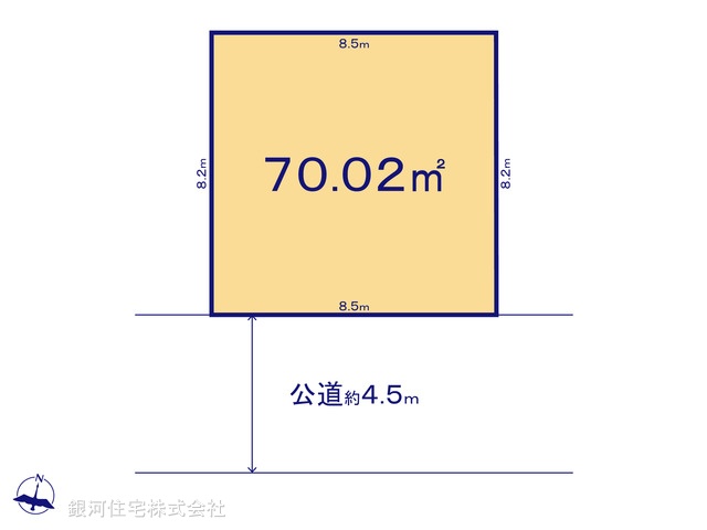 G00398041 東京都江戸川区西瑞江５丁目 土地 6390万円【区画図】