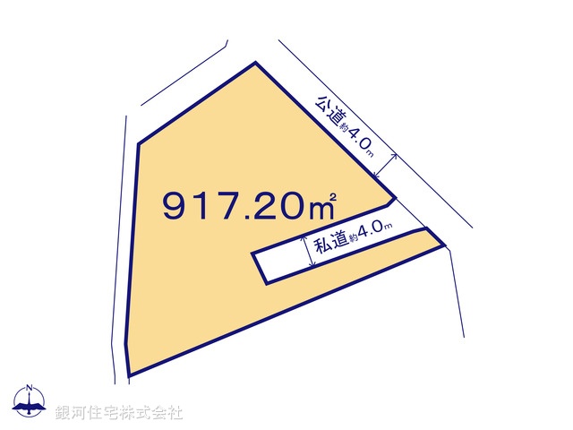 G00398135 神奈川県小田原市城山３丁目 土地 1億円【区画図】