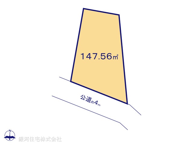 G00398162 埼玉県入間市大字南峯 土地(建築条件付土地) 1050万円【区画図】