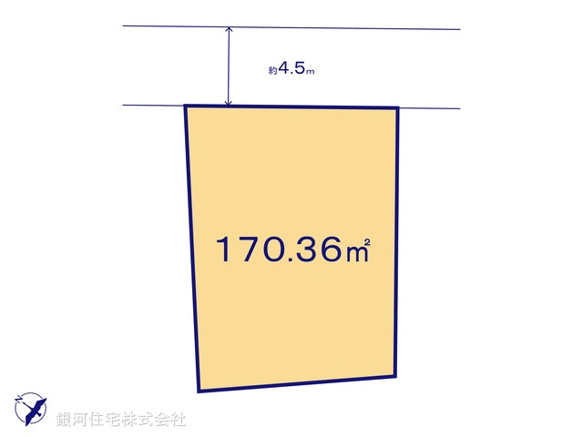 G00398176 神奈川県秦野市西田原 土地 1420万円【区画図】